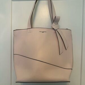 Karl Lagerfeld Paris Chantelle Tote Bag light pink purse roomy